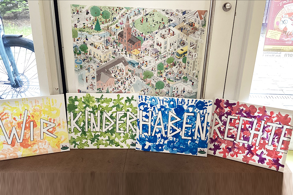DRK Kita Zwergenland - Vorbereitung auf den Weltkindertag