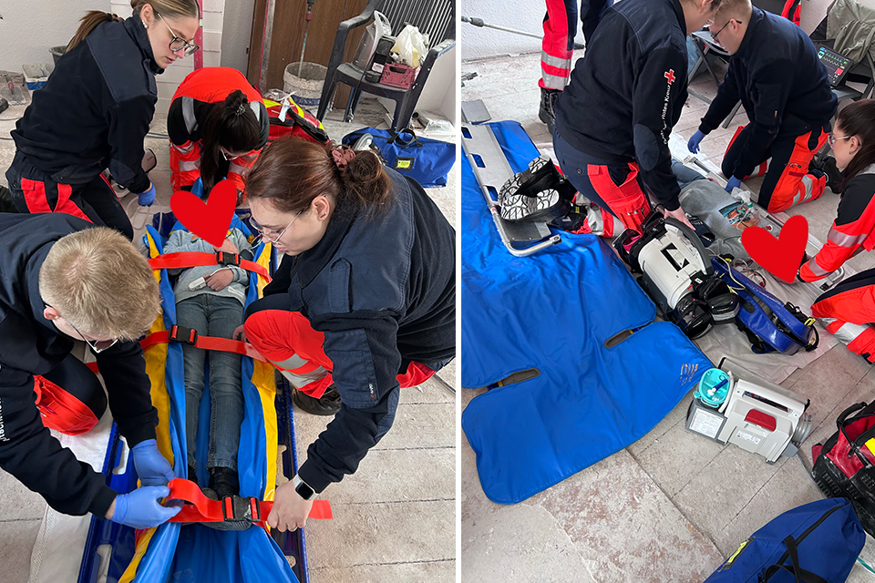 DRK Rettungsdienst - Praxisnahe Ausbildung unter realistischen Bedingungen
