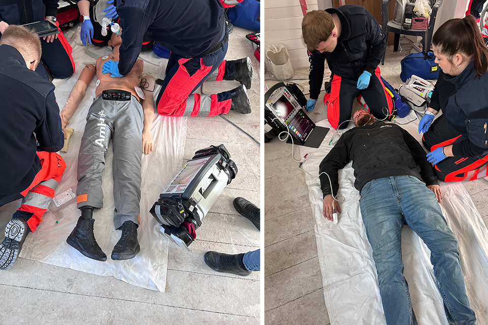 DRK Rettungsdienst - Praxisnahe Ausbildung unter realistischen Bedingungen