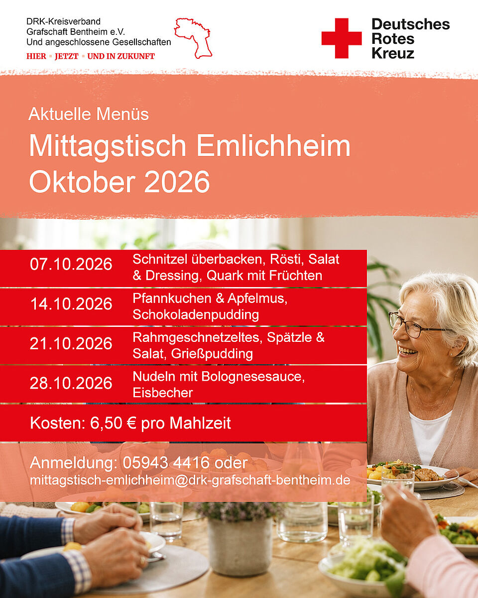 DRK Zu Gast Am Markt - Mittagstisch Oktober 2026