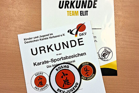 DRK Kita Bienenkorb - Karate Urkunde