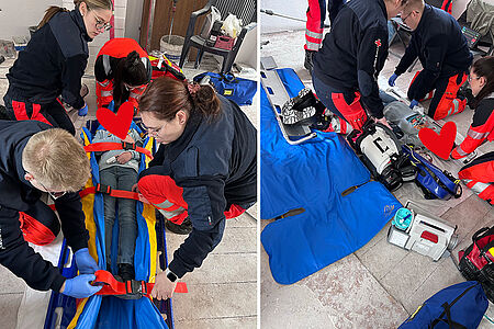 DRK Rettungsdienst - Praxisnahe Ausbildung unter realistischen Bedingungen